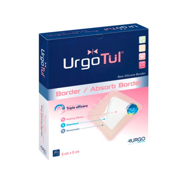 UrgoTul Absorb Border 13x13cm - Apósito para Heridas Exudativas